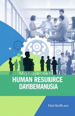 A professional and engaging book cover for a Human Resource Management textbook
