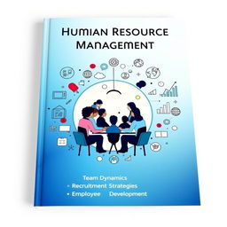 A visually appealing cover for a chapter on Human Resource Management