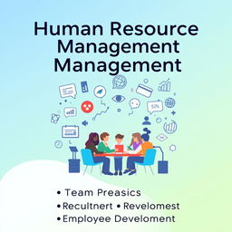 A visually appealing cover for a chapter on Human Resource Management