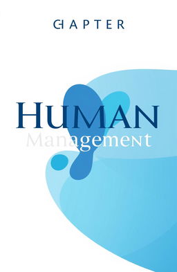 A visually captivating chapter cover design for a book on Human Resource Management