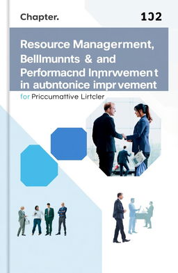 A chapter cover design themed around Resource Management, Humans, and Performance Improvement in Automotive Organizations in Indonesia