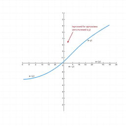 A beautifully designed mathematical graph representing the function e^(-y)