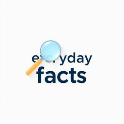 A modern and professional animated logo representing the concept of 'everyday facts'