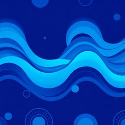A beautifully designed blue screen for a mobile phone, featuring an intricate pattern of soft waves and abstract shapes in varying shades of blue, creating a serene yet vibrant atmosphere