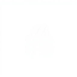 A silhouette of a power transformer in white color, set against a completely white background