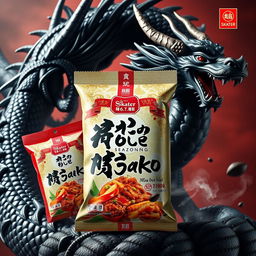 A visually appealing depiction of Masako packaging prominently featuring a logo that showcases the name 'Skater 1