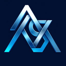 A stunning and modern logo combining the letters 'A' and 'S' in a sleek and artistic design