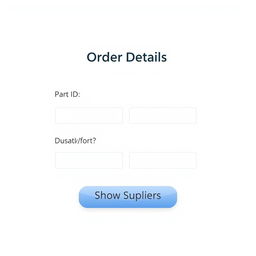 A clean and modern web page design showcasing a layout with a single column