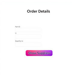 A clean and modern web page design showcasing a layout with a single column