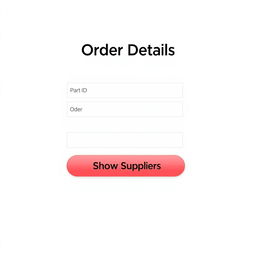 A clean and modern web page design showcasing a layout with a single column