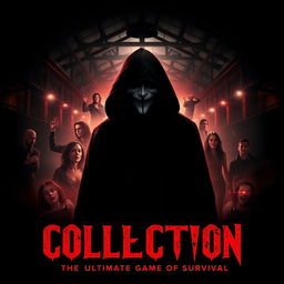 A chilling teaser poster for 'The Collection (2012)', featuring a dark, atmospheric design that captures the horror essence of the film