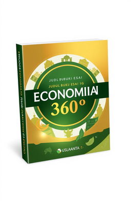 Cover design for the book titled 'JUDUL BUKU ESAI 1G EKONOMI SYARIAH'