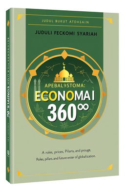 Cover design for the book titled 'JUDUL BUKU ESAI 1G EKONOMI SYARIAH'