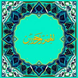 A stunning book cover for "أخطأ المقرئين في الجزء الثلاثين" featuring a captivating turquoise background