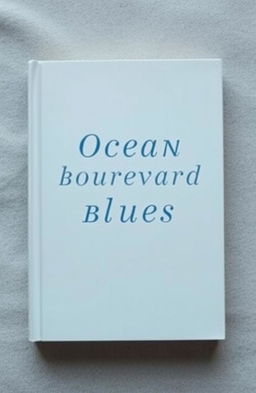 A book cover for a poetry book titled 'Ocean Boulevard Blues'