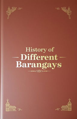 Aesthetic book cover featuring a rich brown background with subtle texture reminiscent of aged parchment or leather