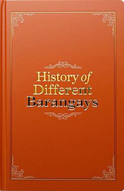 Aesthetic book cover featuring a rich brown background with subtle texture reminiscent of aged parchment or leather