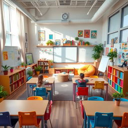 A beautifully designed classroom setup intended for a safe, wholesome, and conducive learning environment