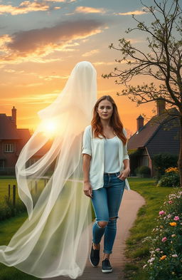 A mystical story about a woman with a ghostly female friend who serves as a protective spirit