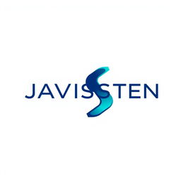 A sleek and modern logo design for 'JAVISISTEN' featuring a stylized font that embodies technology and innovation