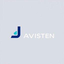 A sleek and modern logo design for 'JAVISISTEN' featuring a stylized font that embodies technology and innovation