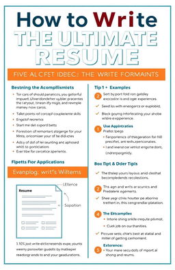 A comprehensive guide on how to write the ultimate resume, featuring sections on best practices, formatting, and tips for tailoring resumes to specific job applications