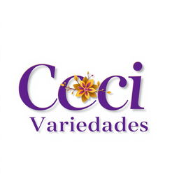 A logo design for 'Ceci Variedades', featuring bold and modern typography