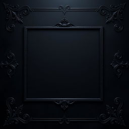 A beautifully crafted dark-themed background featuring a stylish frame