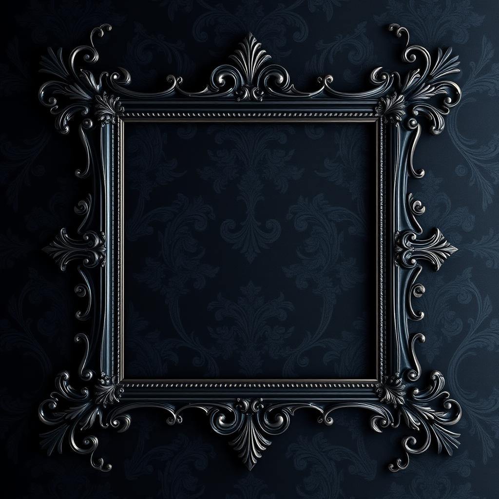 A beautifully crafted dark-themed background featuring a stylish frame