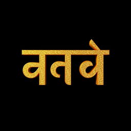 A stunning 3D representation of the text 'श्री हरी', crafted in an elegant and stylish Marathi calligraphy font