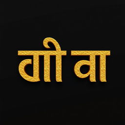 A stunning 3D representation of the text 'श्री हरी', crafted in an elegant and stylish Marathi calligraphy font