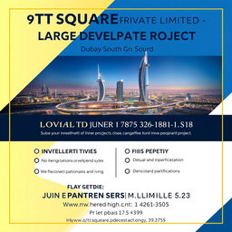 9 T SQUARE Private Limited Dubai - Large-Scale Development Project poster