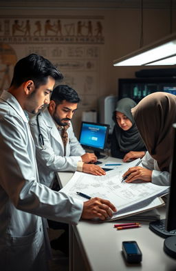 A young Egyptian forensic doctor named Adham is conducting crime investigations