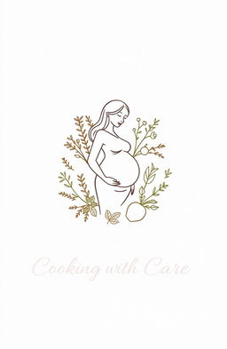 A minimalist Instagram story cover design specifically for a midwifery-themed cooking account