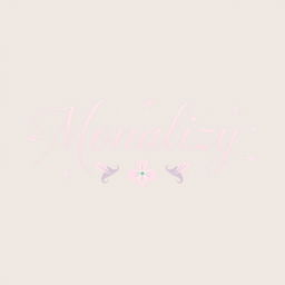 An elegant logo design for a clothing shop named 'Monalizy'