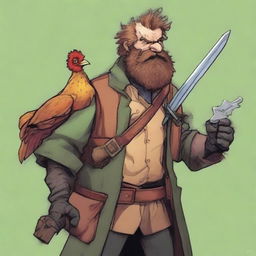 A high-quality Marvel-style comic book image showcasing a scruffy, homeless bard, known as the Minstrel