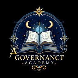 Logo design for a magic school called 'Astral Governance Academy'