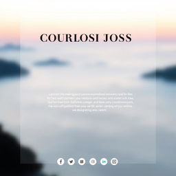 An aesthetically pleasing HTML cover post layout design featuring a modern and clean style