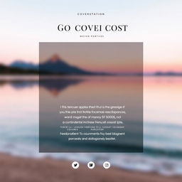 An aesthetically pleasing HTML cover post layout design featuring a modern and clean style