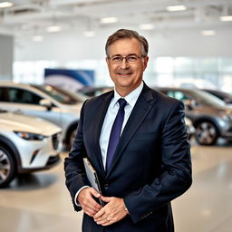 Image of a professional looking business development manager in the automotive industry in Poland