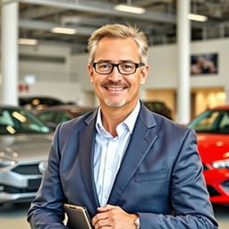 Image of a professional looking business development manager in the automotive industry in Poland