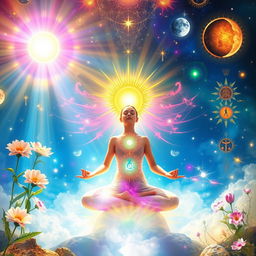 A visionary representation of a person's spiritual self five to ten years in the future