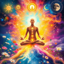 A visionary representation of a person's spiritual self five to ten years in the future