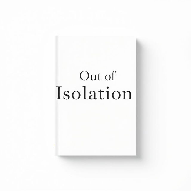 A classic textbook cover design titled "Out of Isolation" featuring a simple and clean layout