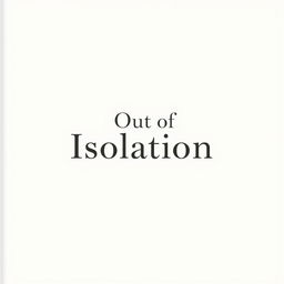 A classic textbook cover design titled "Out of Isolation" featuring a simple and clean layout