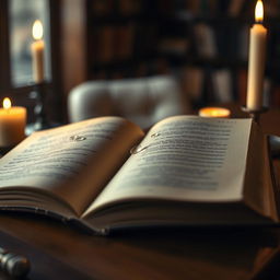 An open book with blank pages, tears falling onto its pages, symbolizing the struggle to find solace in words