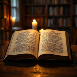 An open book with blank pages, tears falling onto its pages, symbolizing the struggle to find solace in words