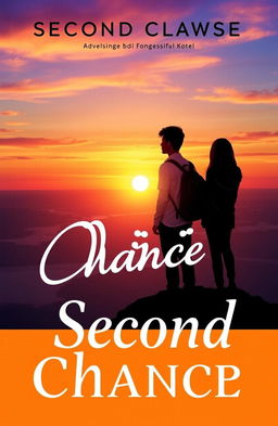 A captivating book cover for a young adult novel titled "فرصة ثانية" (Second Chance)