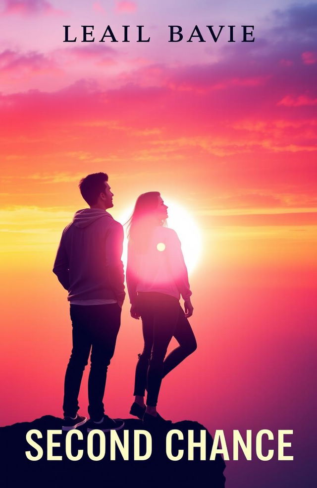 A captivating book cover for a young adult novel titled "فرصة ثانية" (Second Chance)