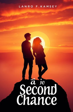 A captivating book cover for a young adult novel titled "فرصة ثانية" (Second Chance)